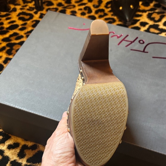 UGG Leopard Print Platform Mules Calf Hair - Picture 7 of 9